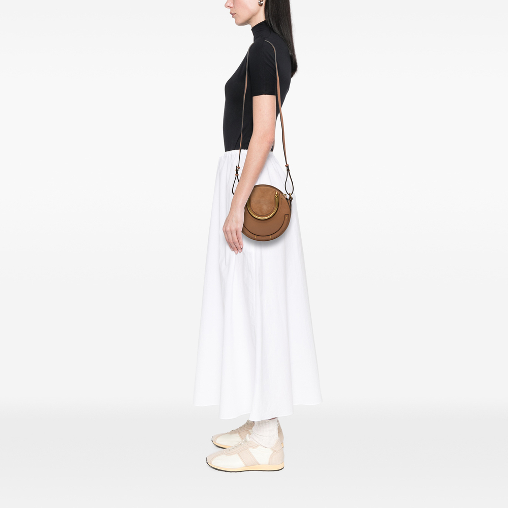 Pre-Loved Chloé Small Calfskin and Suede Pixie Satchel - Picture 6 of 6